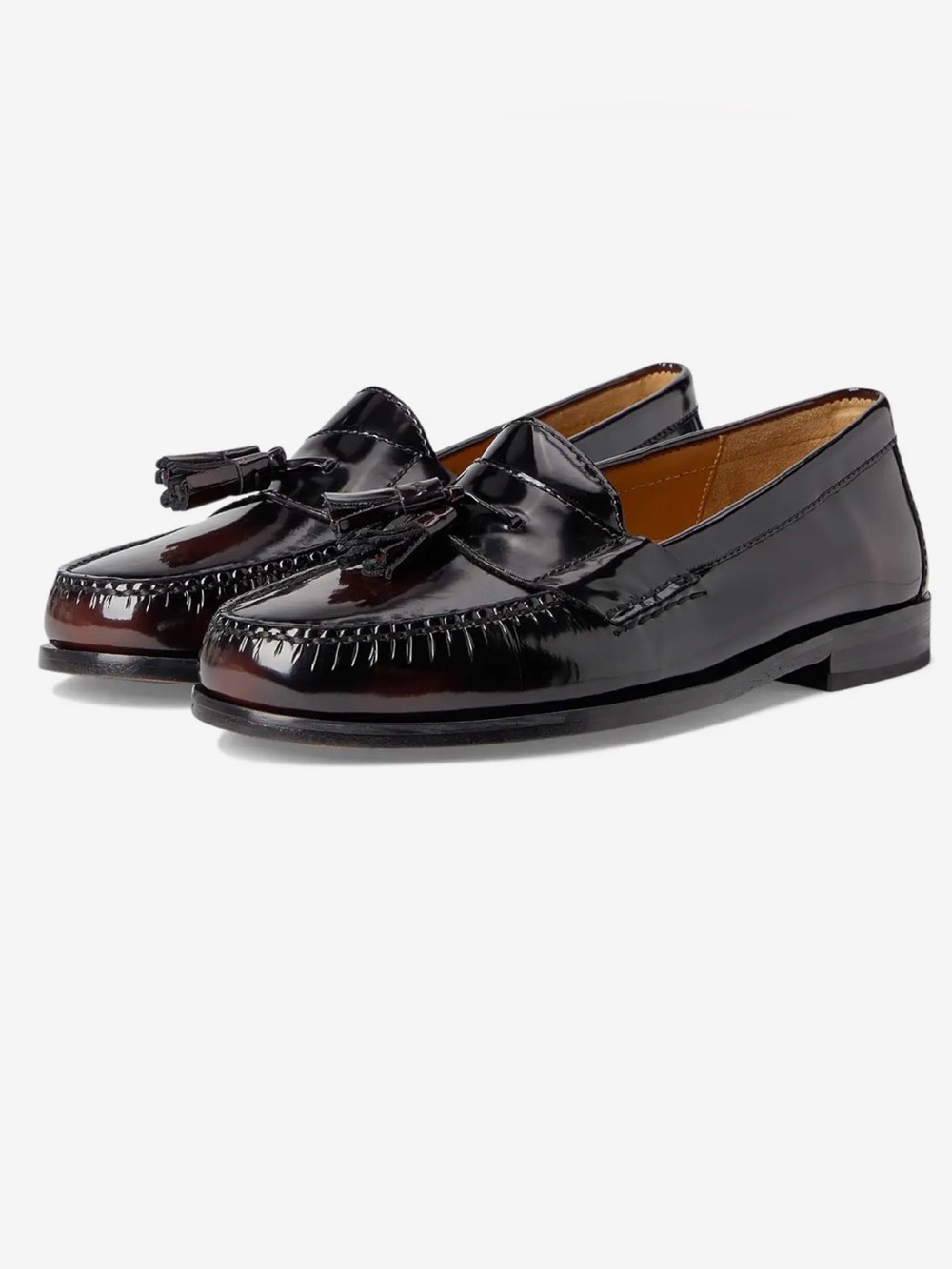 NIB Cole Haan Men’s Pinch Tassel Loafer Burgundy 8.5 E (Wide)